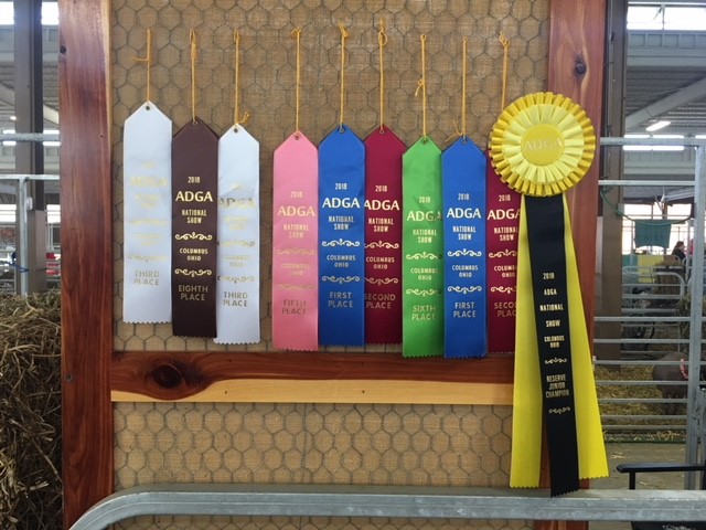 2018 National Dairy Goat Show Results