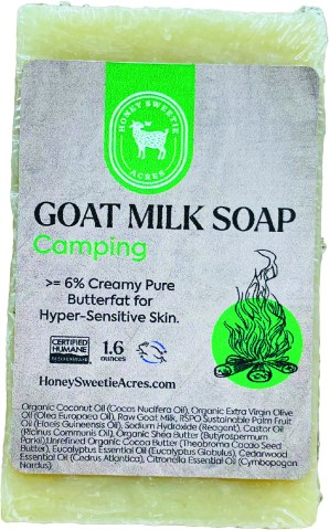 Camping Goat Milk Soap - Honey Sweetie Acres