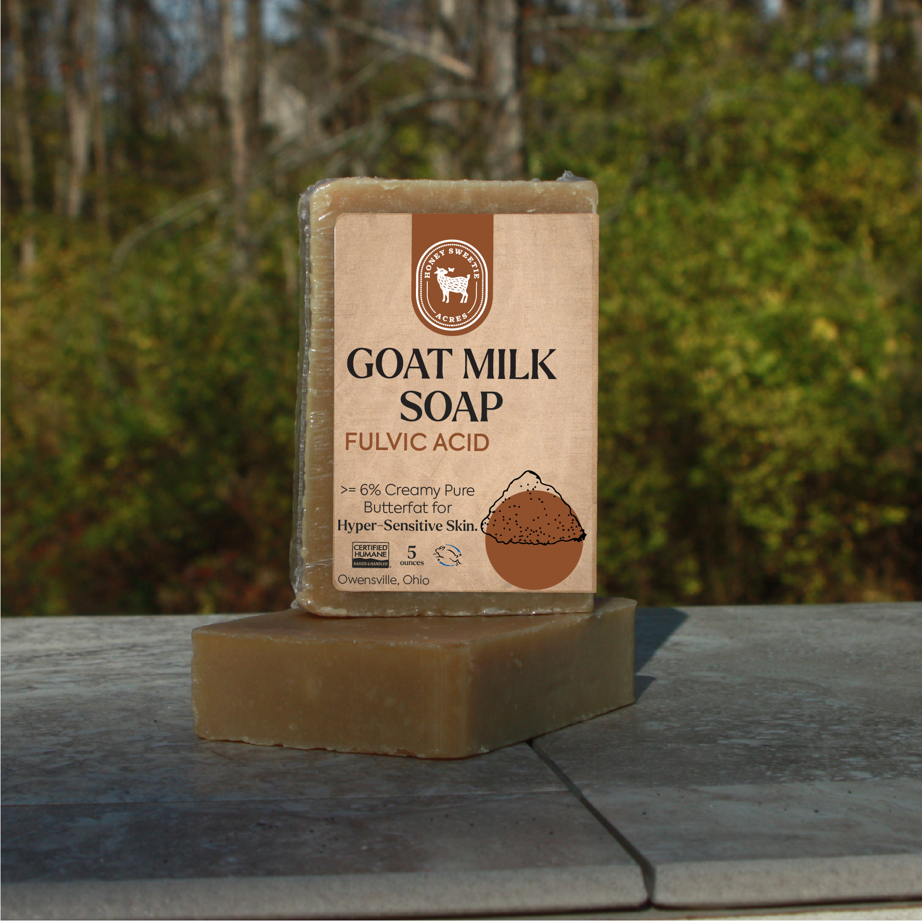 Fulvic Acid Goat Milk Soap - Honey Sweetie Acres